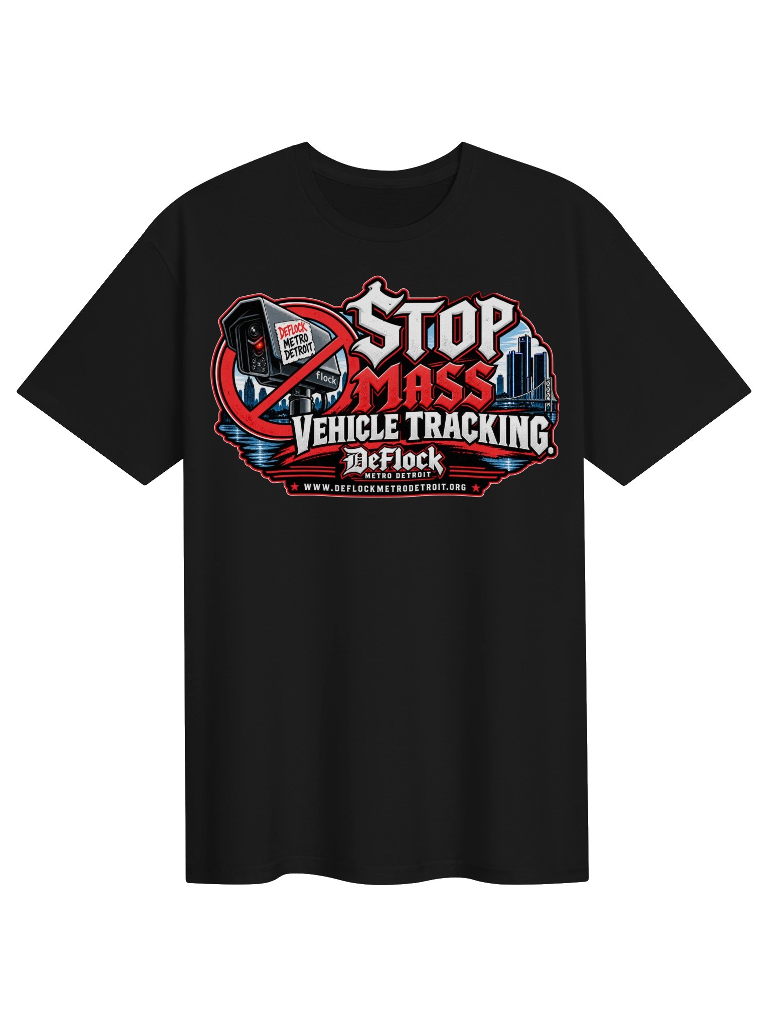 Stop Mass Vehicle Tracking Tee product image (1)