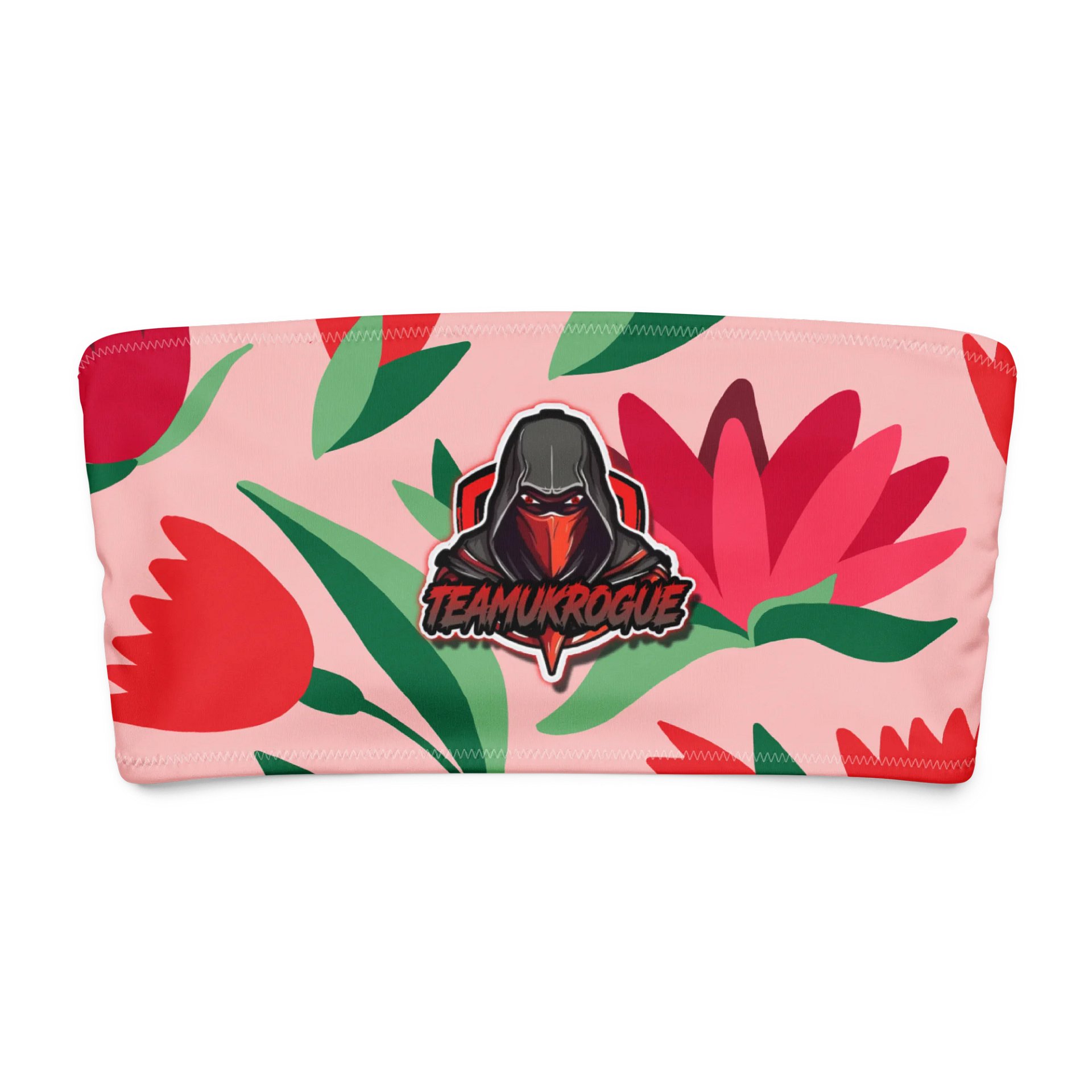 All-Over Print Recycled Bandeau Bikini Top product image (8)