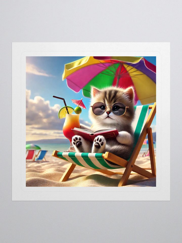 Chill Mode: Beach Kitty product image (1)