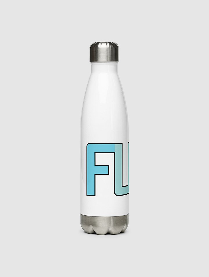 Blue FUTR Logo Stainless Steel Water Bottle product image (1)