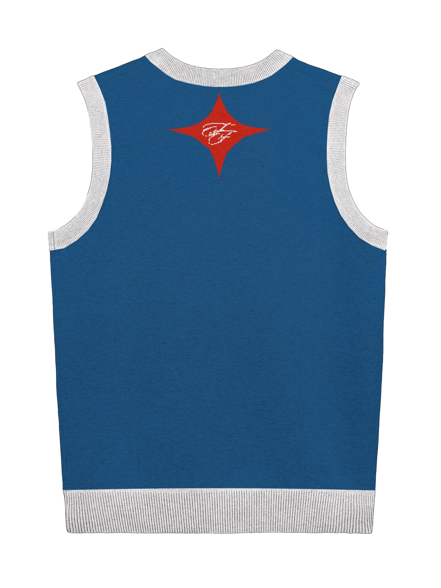 F&F Rivalry Knitted V-Neck Vest (CC) product image (2)