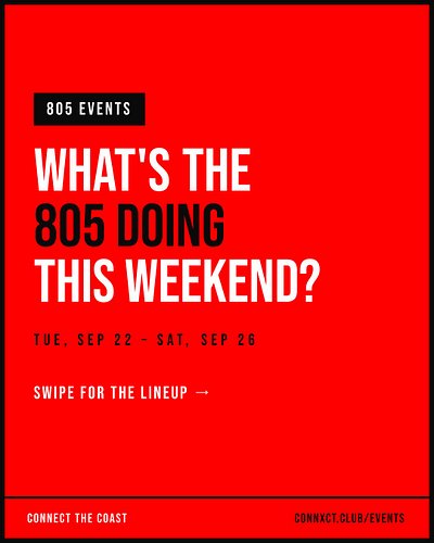 What's the 805 doing this weekend? 📍

• Tue, Sep 22 — Fcukers @ Ventura Theater
• Tue, Sep 22 — SWAVAY - The Prelude Tour @ T...