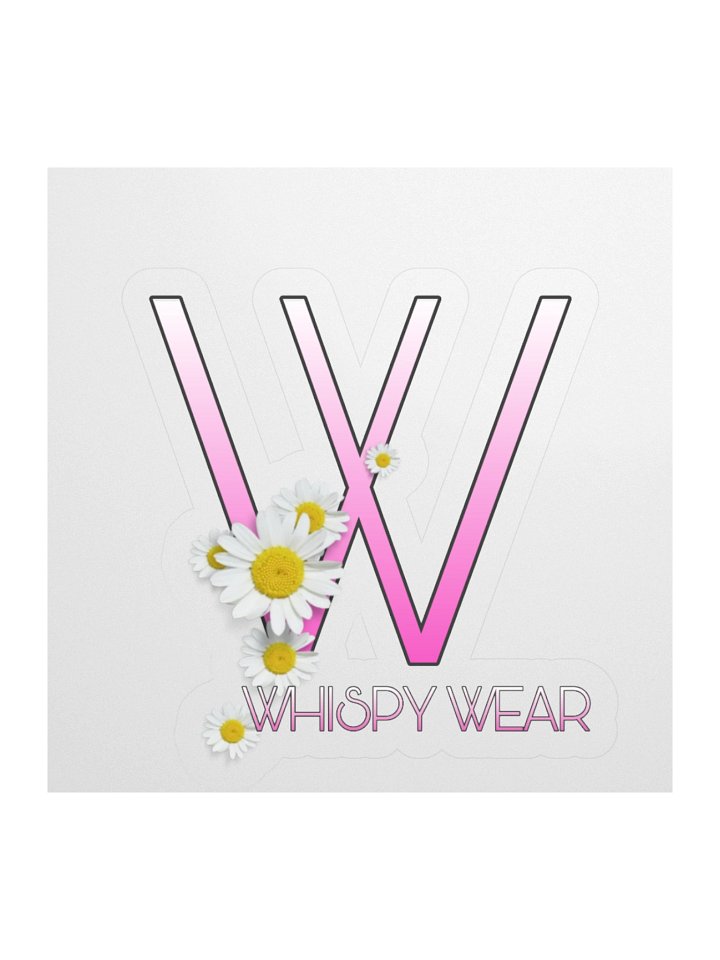 Whispy Wear Logo Sticker product image (1)