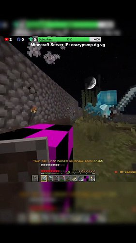 Λέτε να αρχίσει να βαράει και αυτό #minecraft #smp #greek #server #vanilla