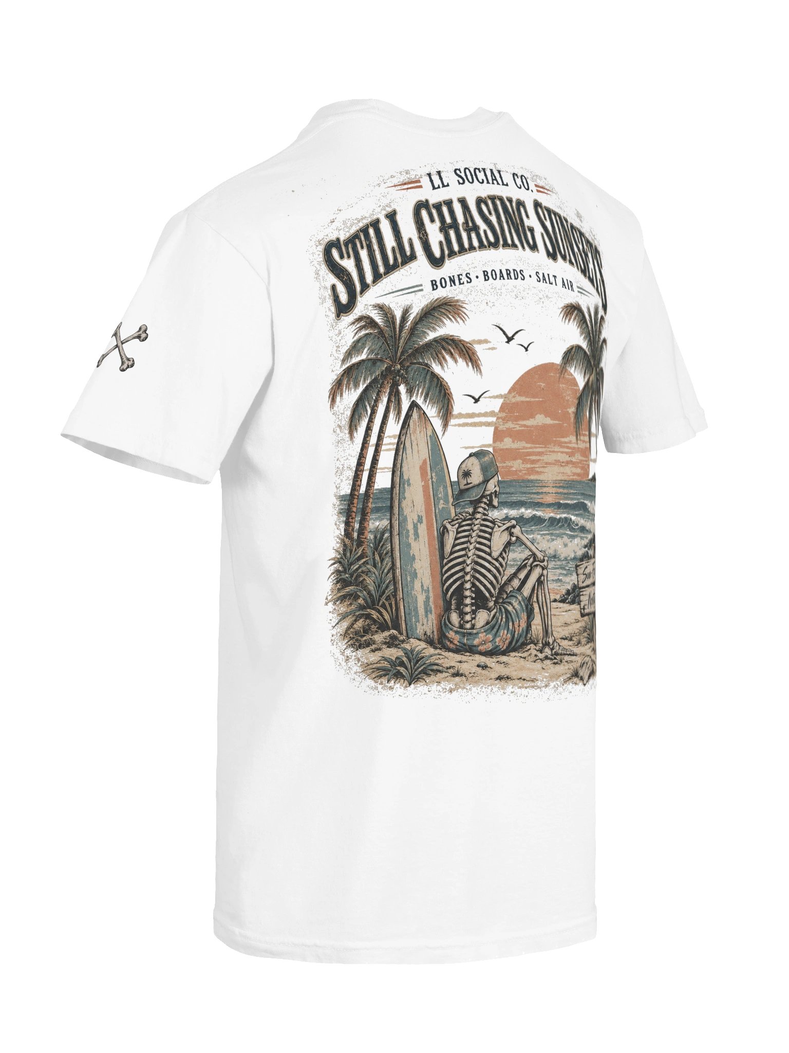 Still Chasing Sunsets Comfort Colors Tee — Coastal Skellie Edit product image (8)