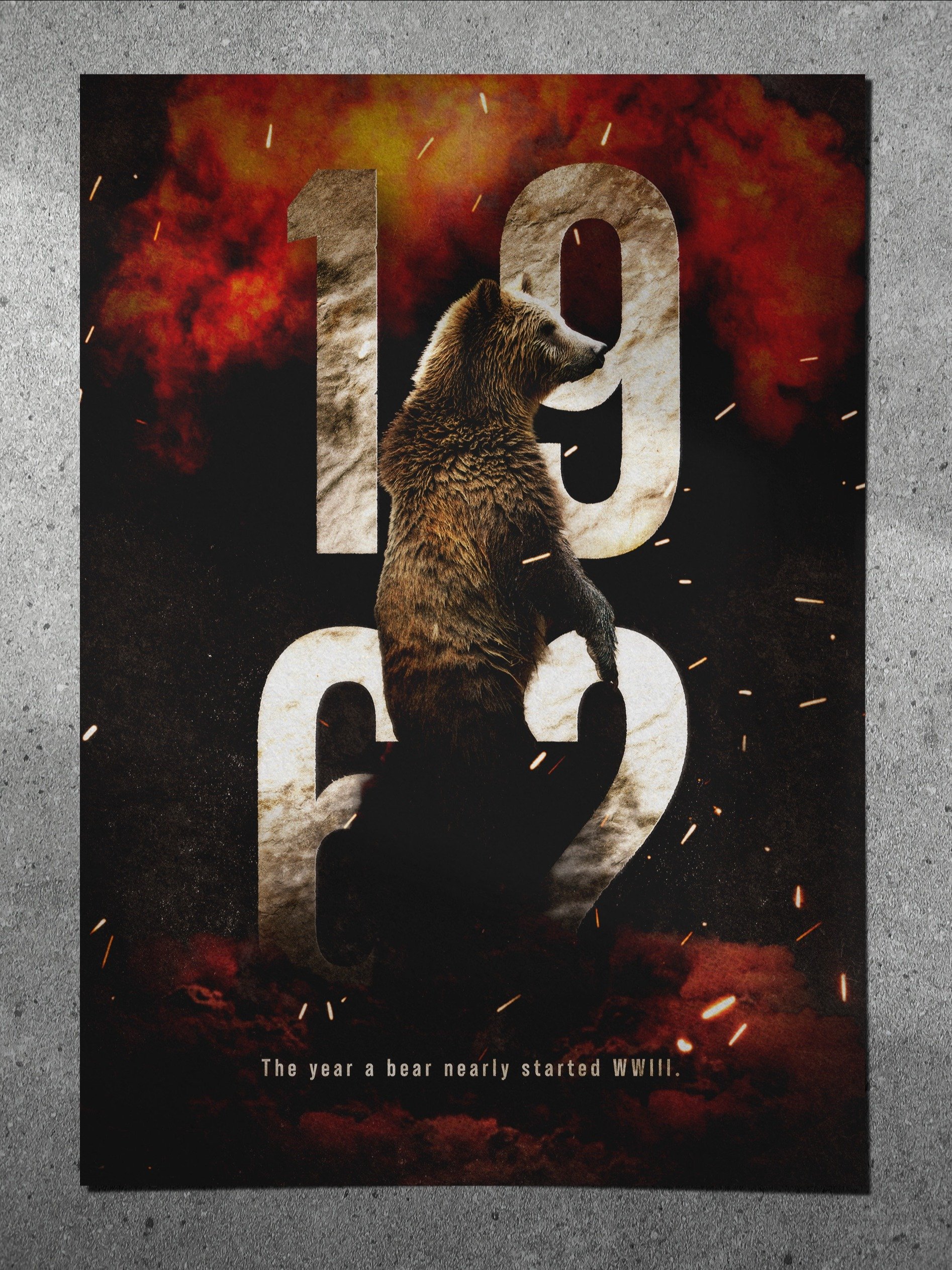 1962 - The Year a Bear Nearly Started WW3 (Framed Poster) product image (1)