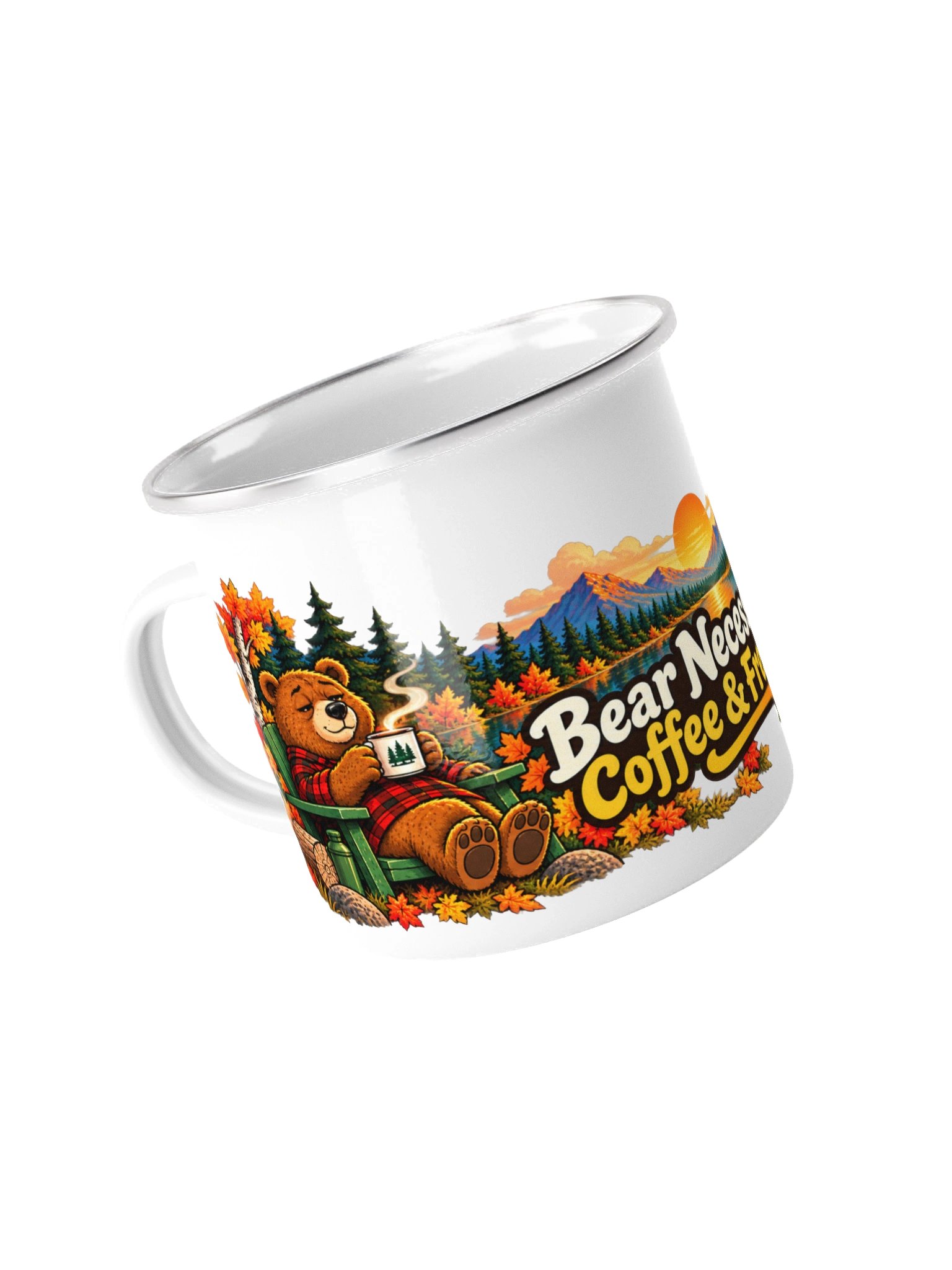 Bear Necessities Enamel Camping Mug | Limited Edition - Fall Collection product image (4)