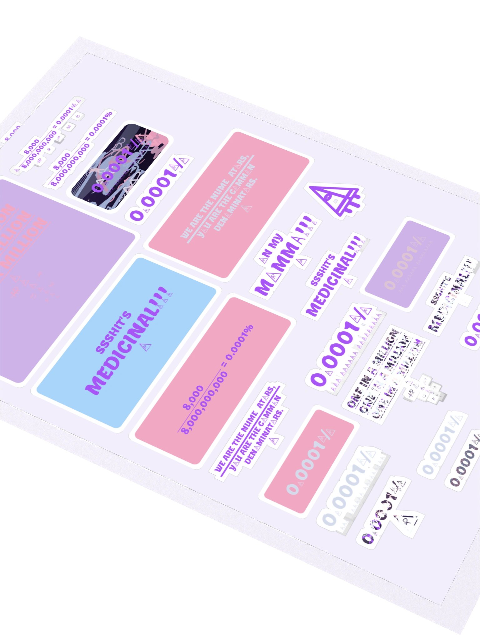 Mega Variety Pack — True Variety · Sheet 3: Numbers, Equations & Catchphrases product image (2)