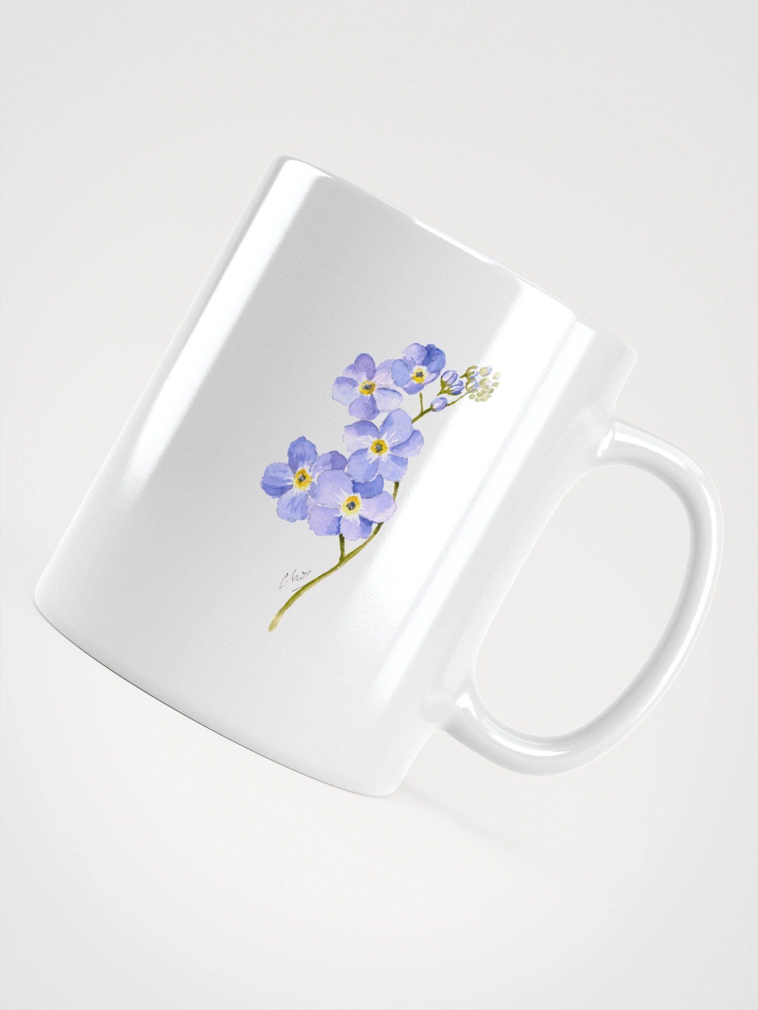 Delicate Violet Watercolor Mug product image (5)
