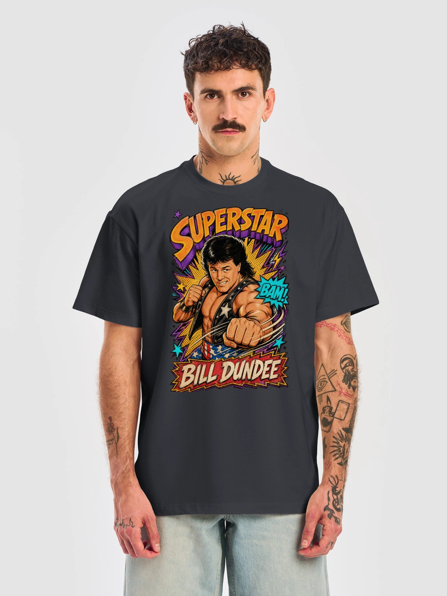 BILL DUNDEE RETRO STREETWEAR TEE product image (13)