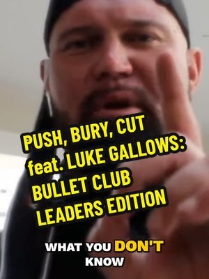 Push, Bury, Cut: Bullet Club Edition w/ Luke Gallows #ykwrestling #bulletclub #lukegallows #ajstyles #wrestlingtiktok 