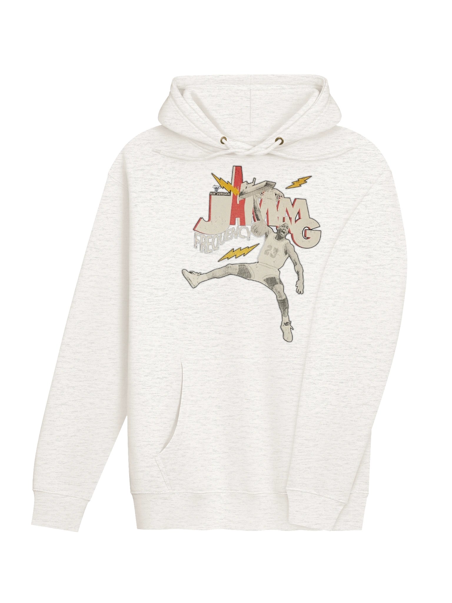 90s VINTAGE RETRO AIR JORDAN JAMMING FREQUENCY HOODIE product image (24)