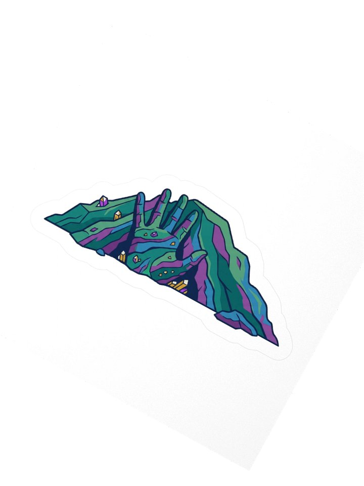Mud Fossil University Crest Kiss Cut Sticker product image (6)