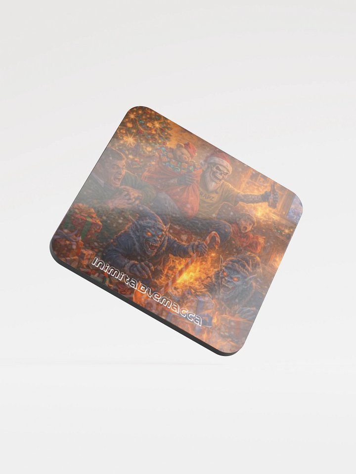 Macca Hell christmas Cork Coaster 3 product image (1)