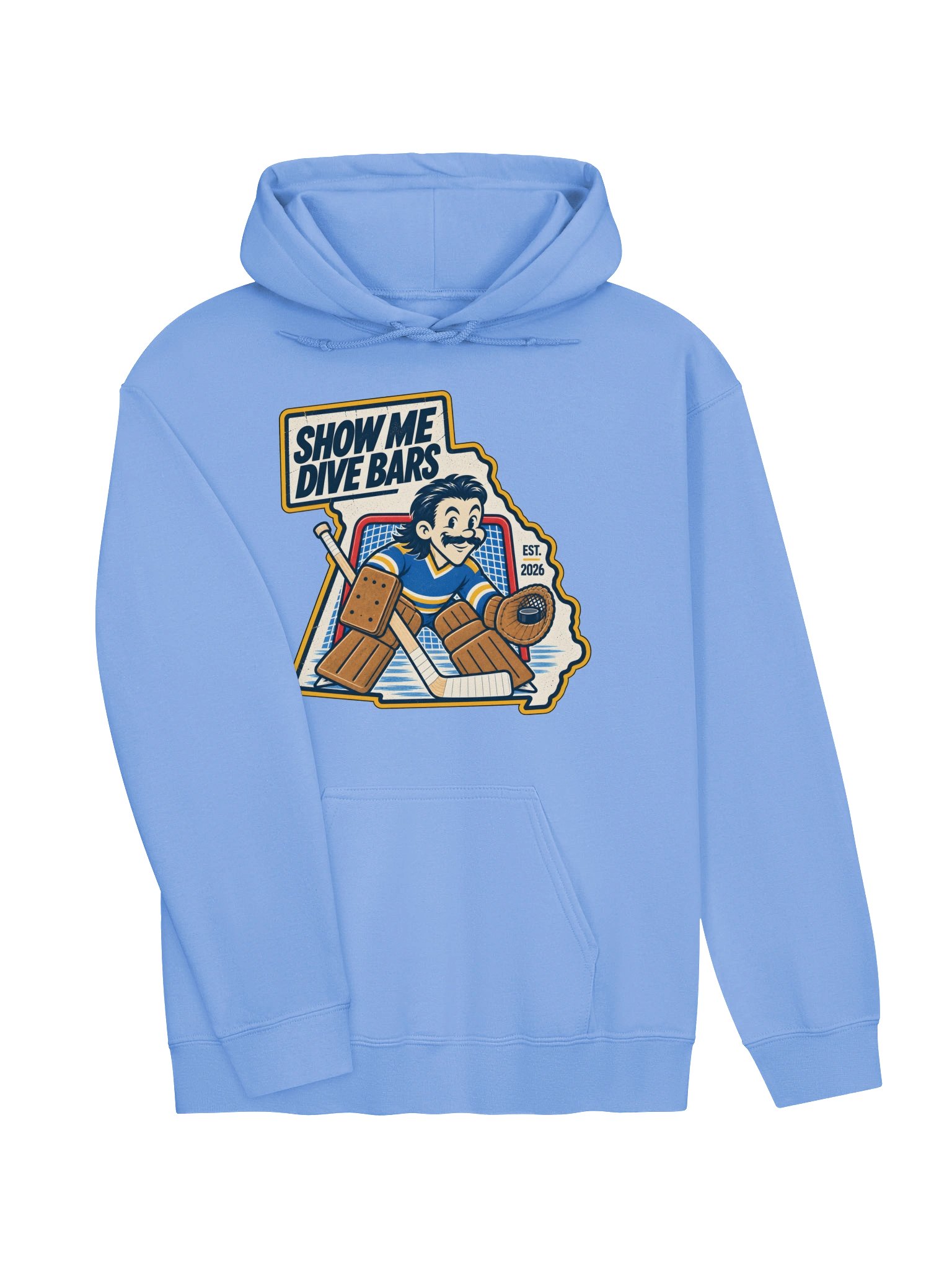 Earl Goalie Hoodie - Powder Blue product image (3)
