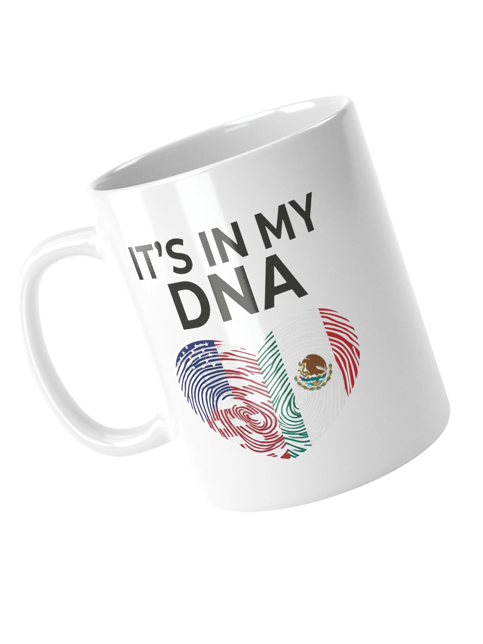 American Mexican Heritage DNA Heart Pride Flag Tee product image (5)