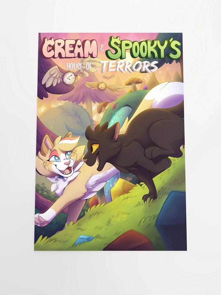 Cream & Spooky Cryptic Universe Poster product image (1)