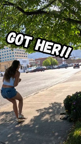 Just a harmless bush hanging out on the sidewalk... until it moves! 🌿😂 This bushman prank never gets old. The double jump at ...