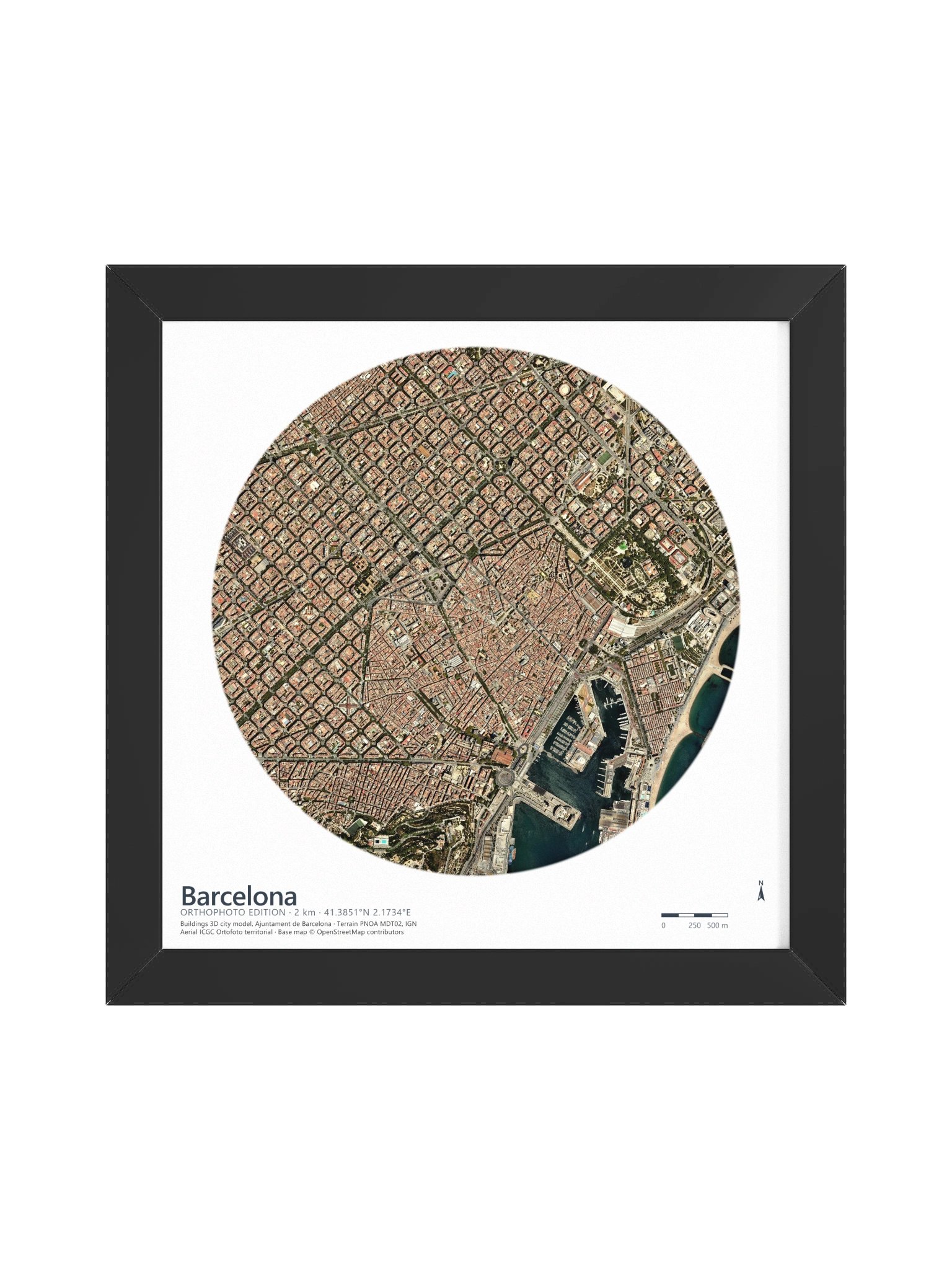 Barcelona: 3D Aerial City Map product image (3)