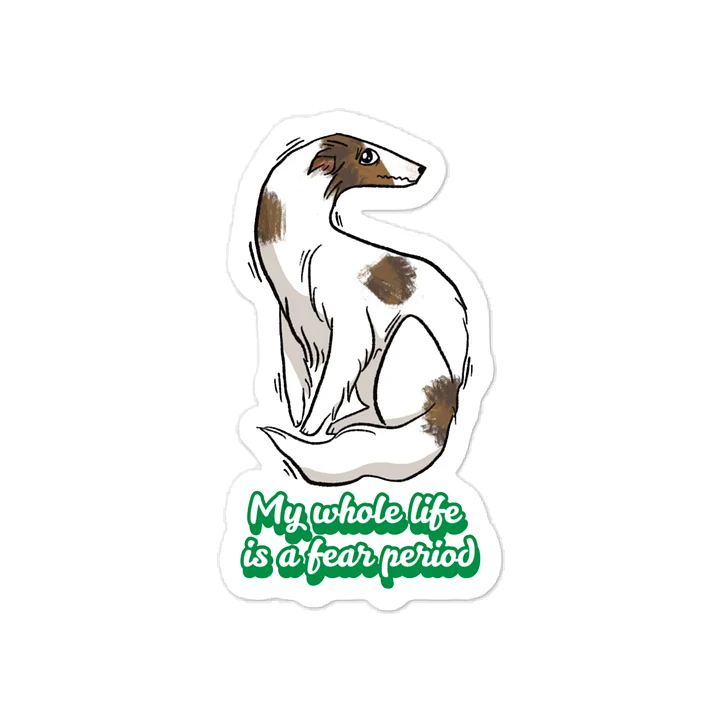 Fear Period Sticker - Spotted Brindle product image (1)