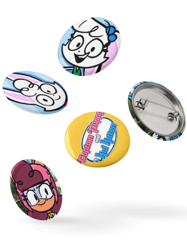 Captain Puppy and Kid Kitten + Belle and Bounce Pin Set product image (7)