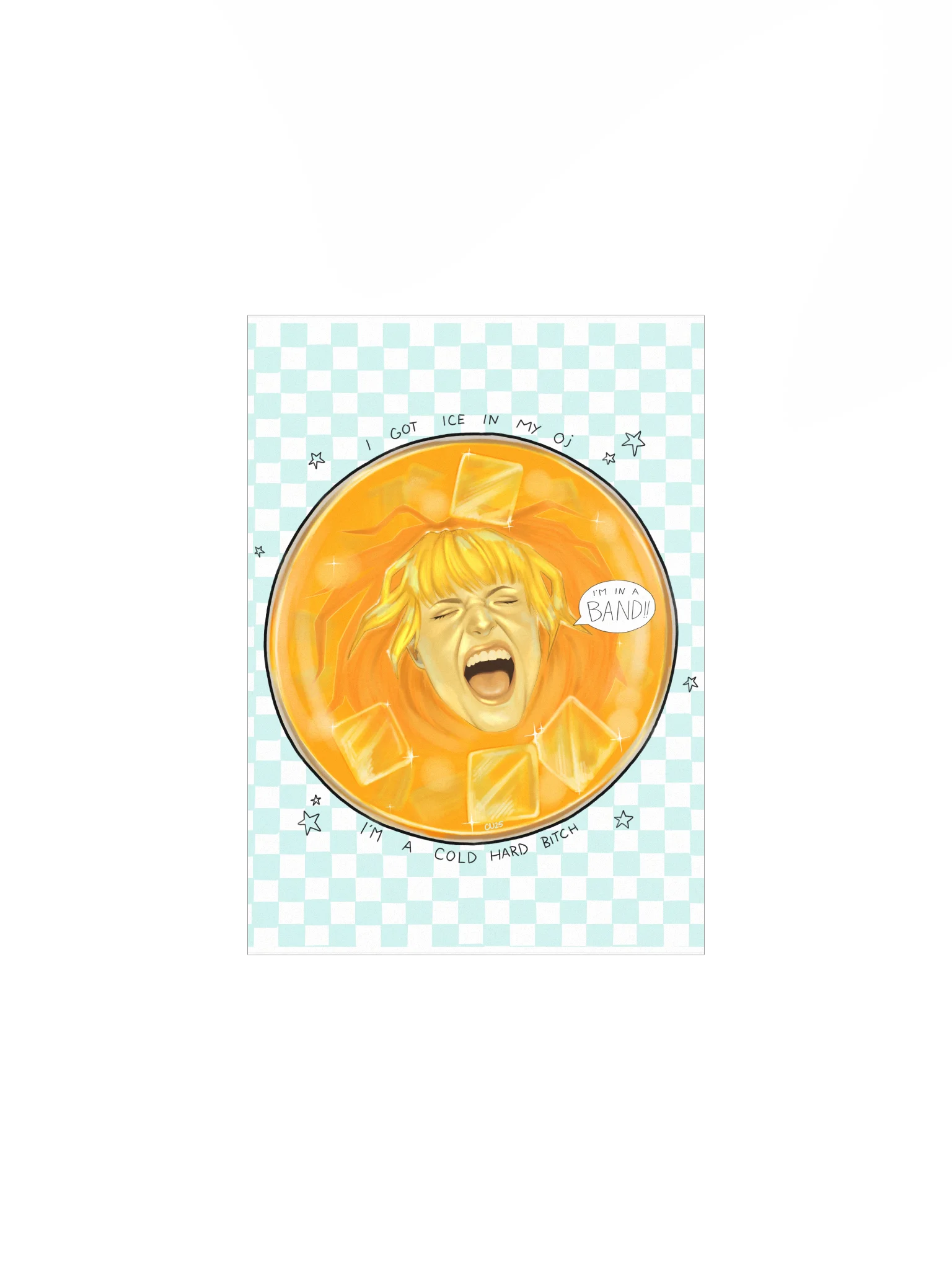 ice in my oj print ! product image (3)