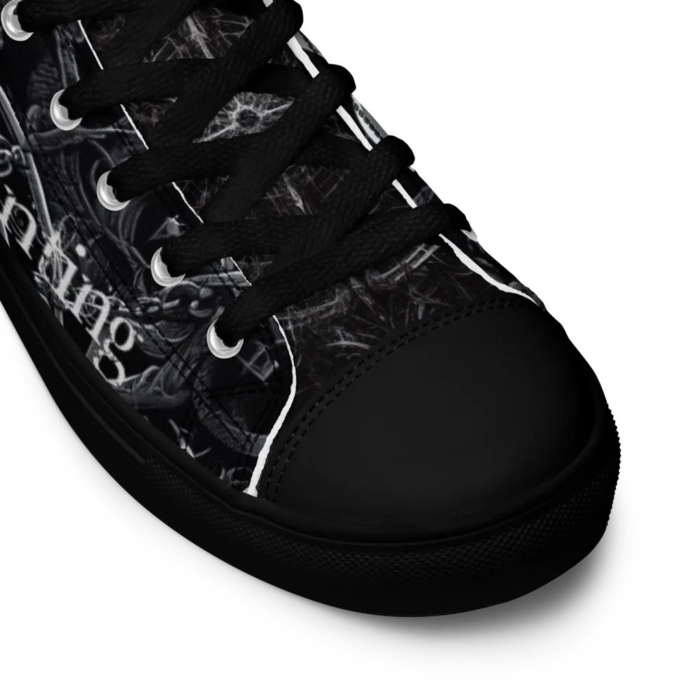 Weak Of Wanting Gothic / Metal Logo High Tops product image (10)