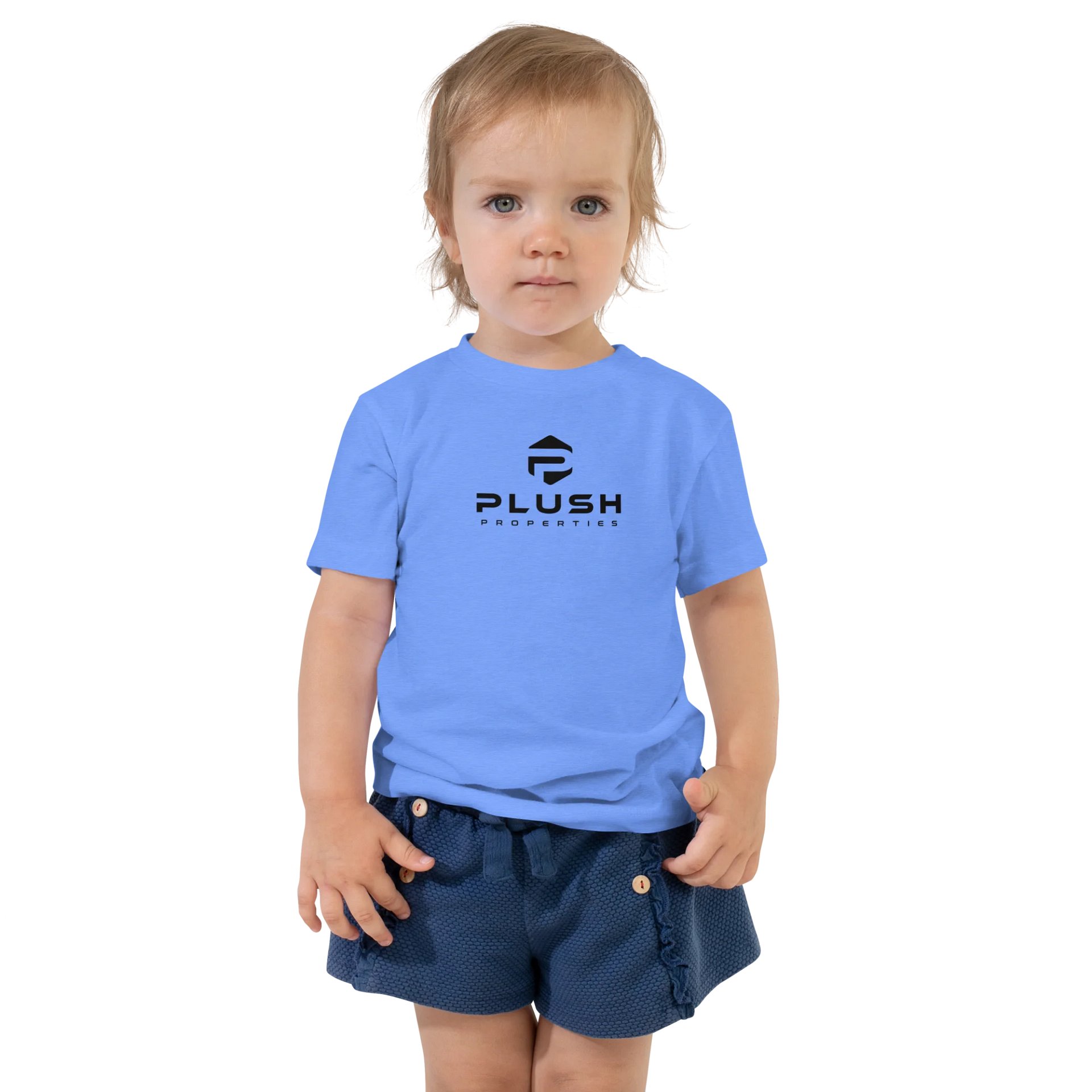Plush Toddler T-Shirt - Pink - White - Blue product image (1)