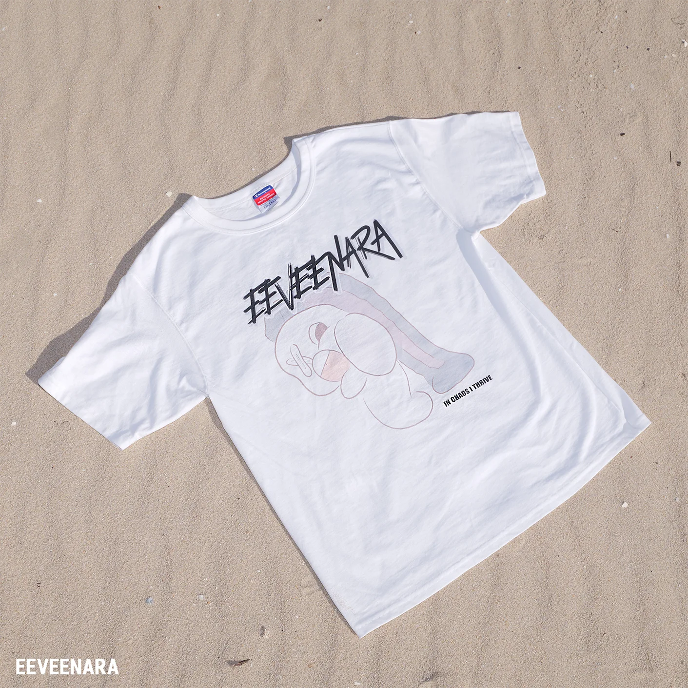 IN CHAOS I THRIVE x CHAMPION TEE - [WHITE] product image (6)