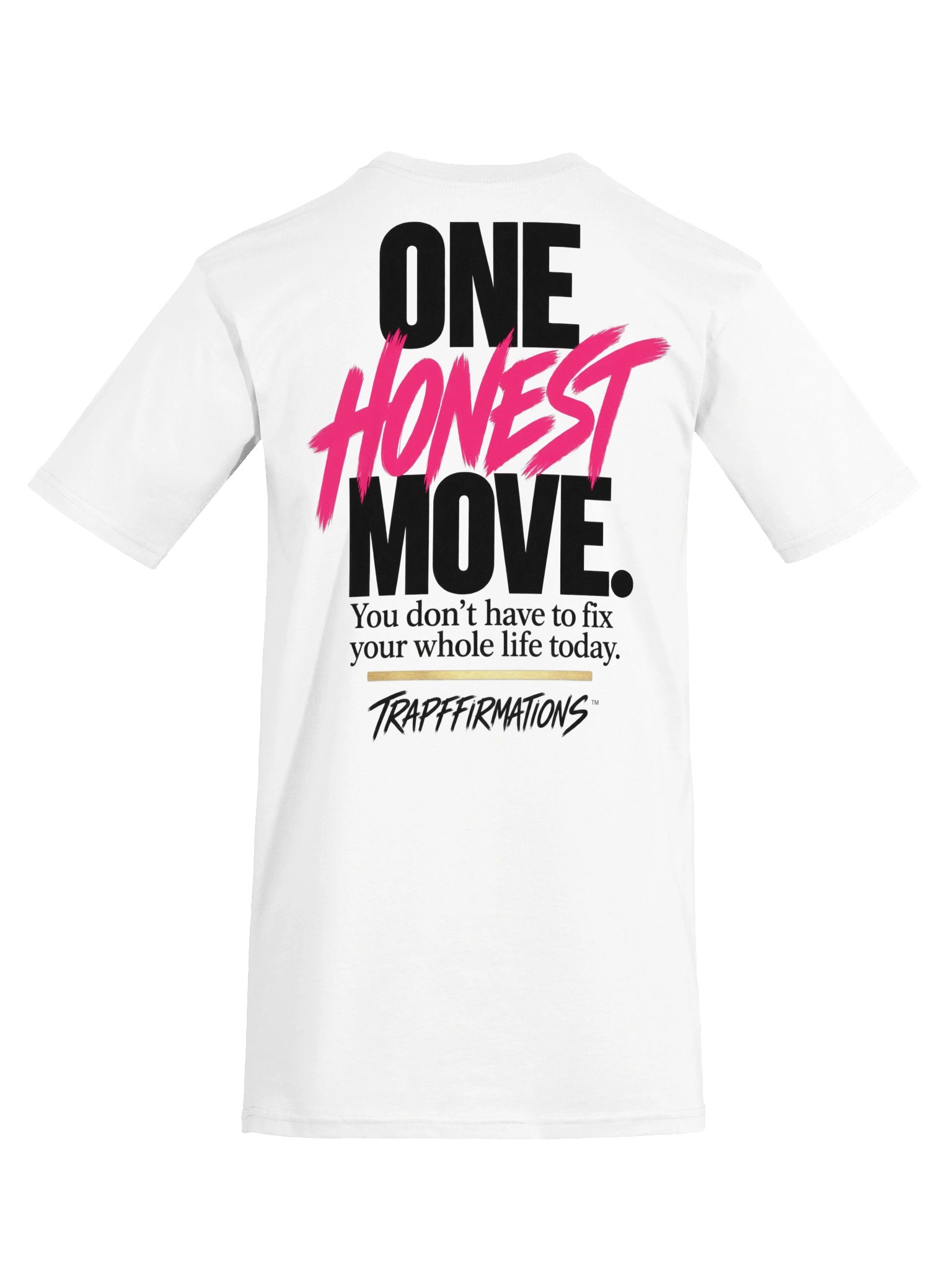 ONE HONEST MOVE. • The Reset Tee | White product image (11)