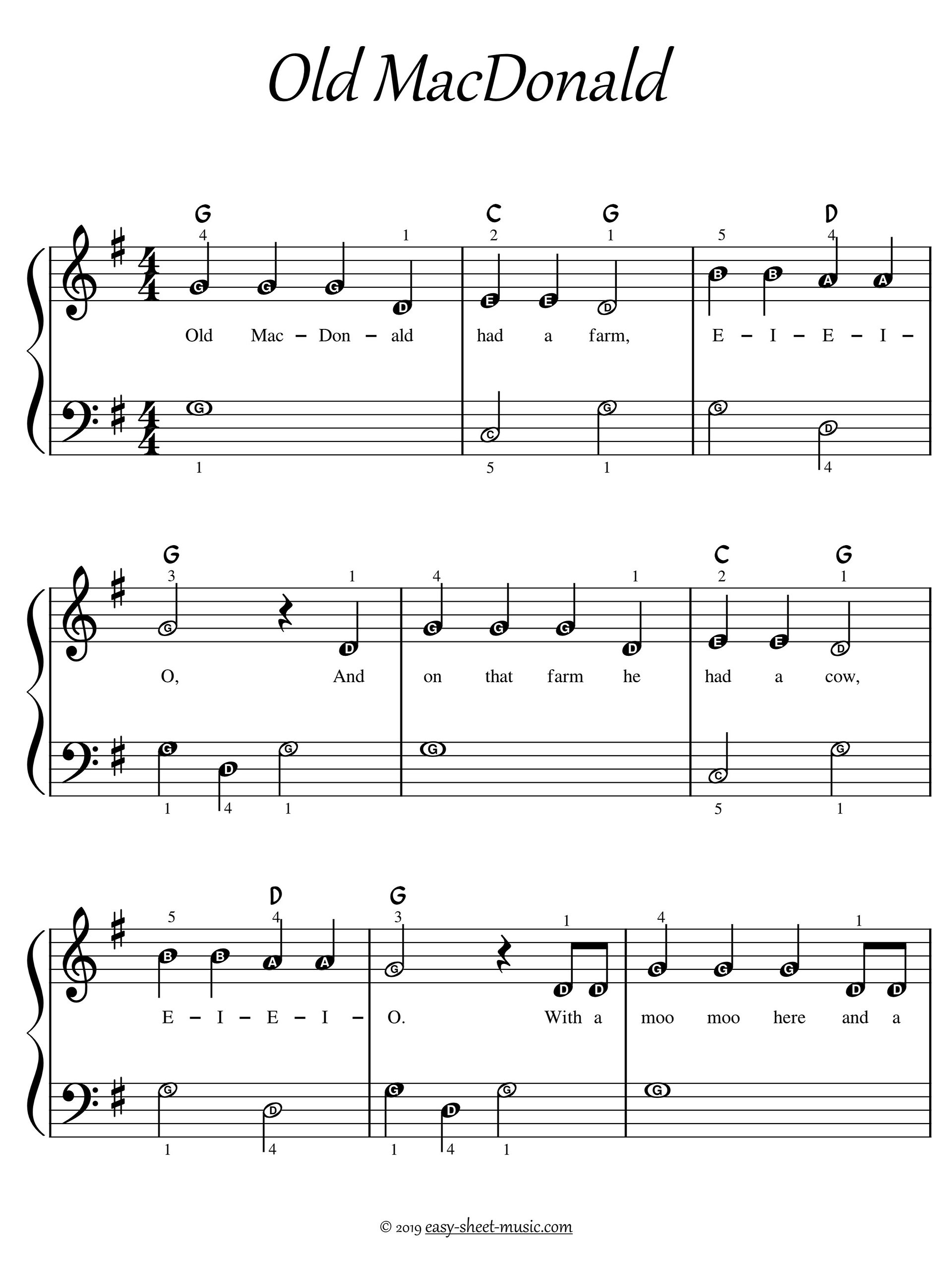 Easy Piano Songs for Kids: 40 Fun and Easy Sheet Music Pieces with Letter Notes for Beginners product image (2)