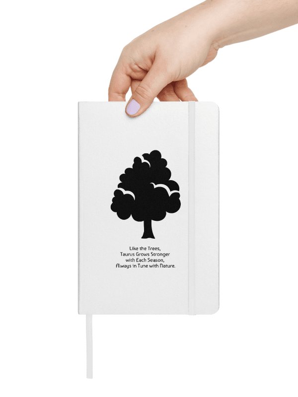 Trees & Taurus - Hardcover Notebook. product image (3)