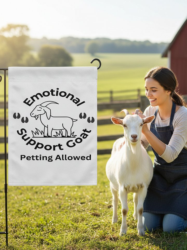 Support Goat Farm Flag product image (1)