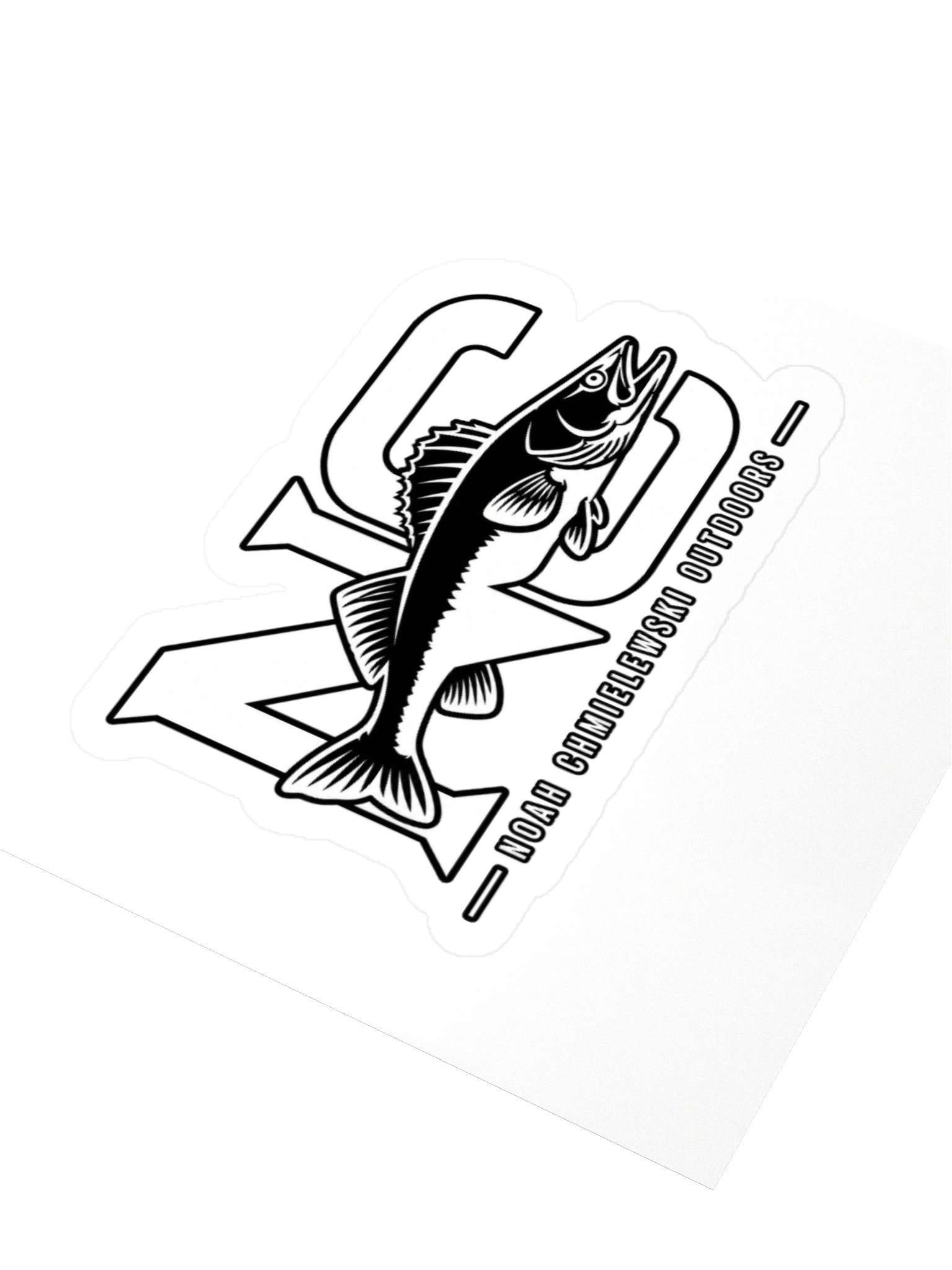 Noah Chmielewski Outdoors Logo Sticker product image (3)