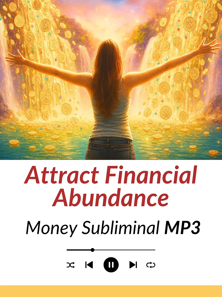 Attract Financial Abundance Wealth Manifestation Subliminal | MP3 Audio Download product image (1)