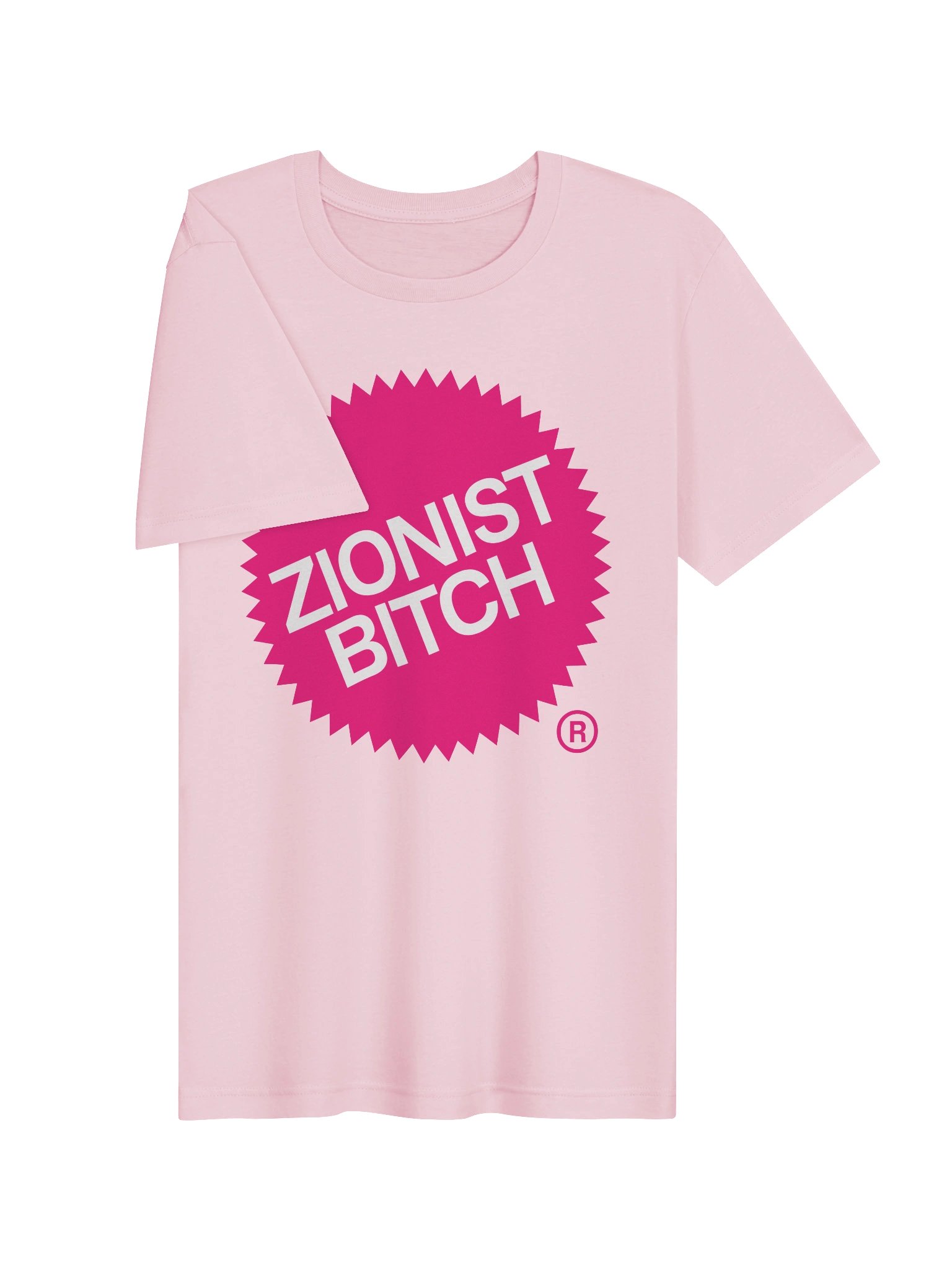 Zionist Bitch Label Tee (Pink) product image (3)
