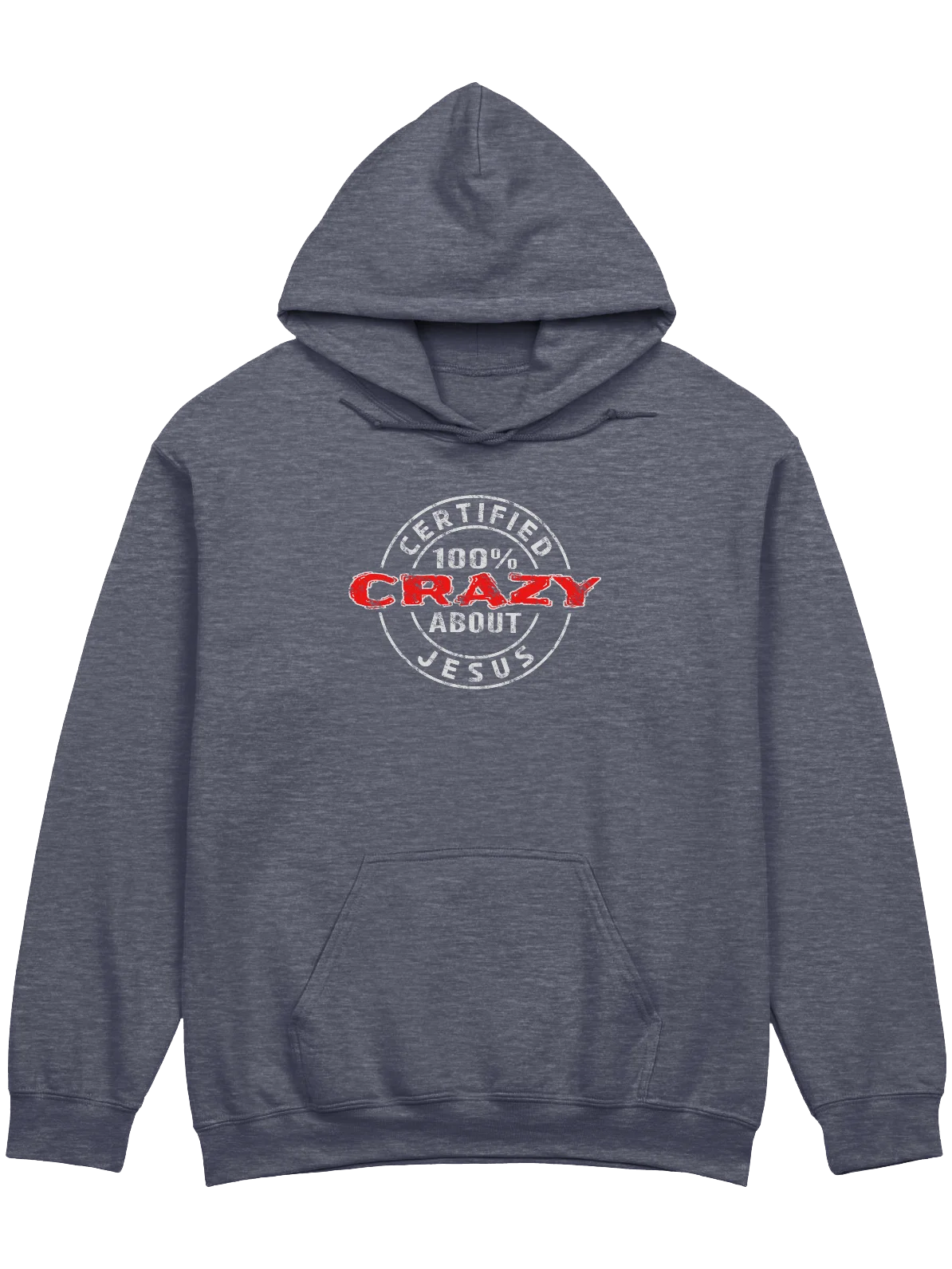 Certified 100% Crazy About Jesus (Light Design) Hoodie product image (1)