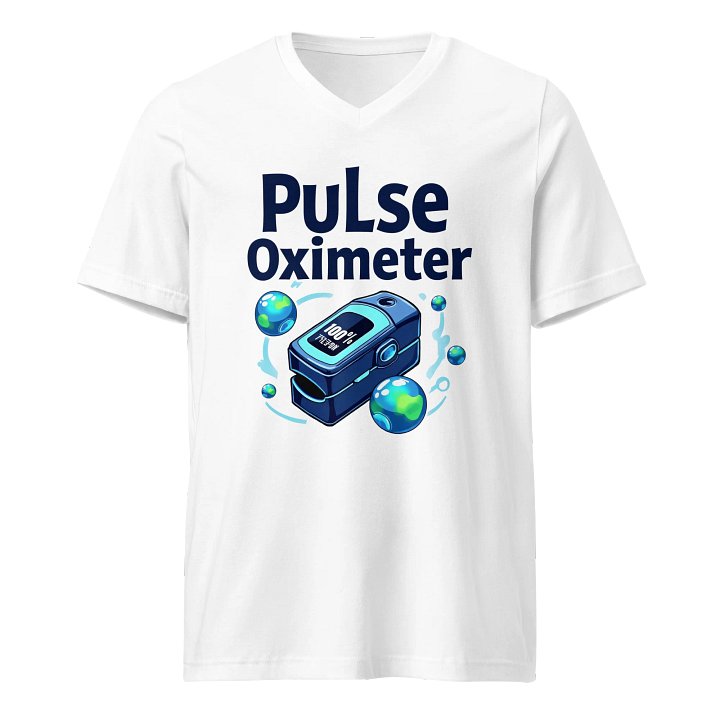 Global Health Pulse Oximeter V-Neck Tee product image (1)