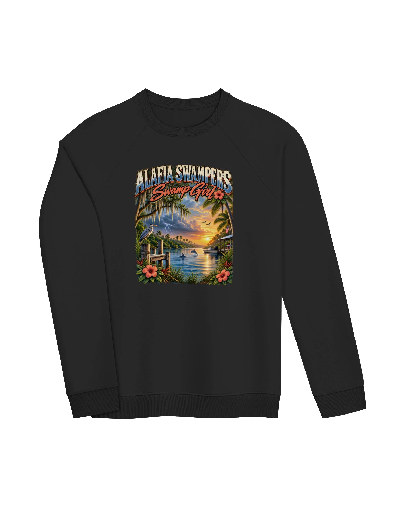 She's the Sun & the Storm Organic Raglan Sweatshirt product image (7)