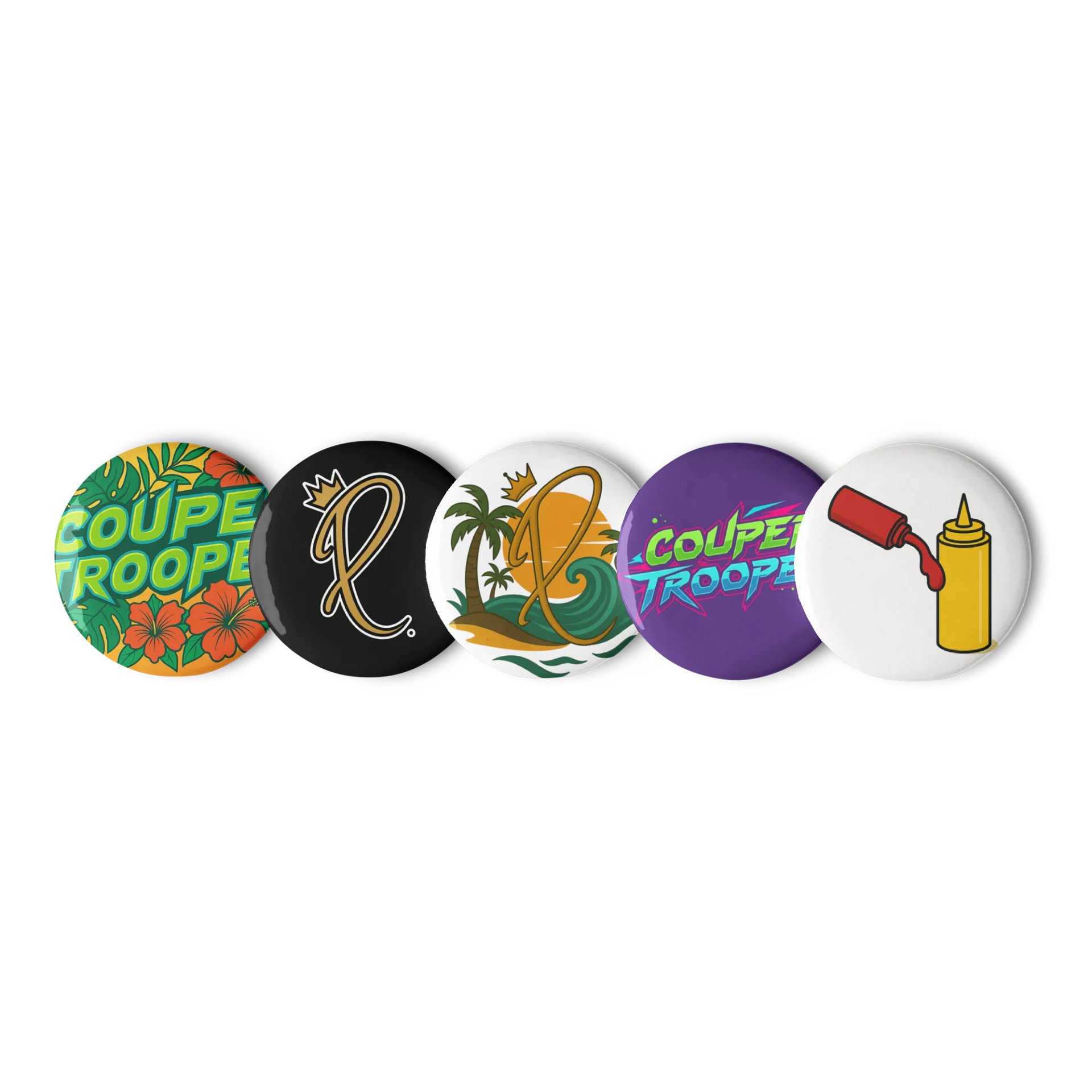 Tropical Vibes Pin Button Set product image (2)