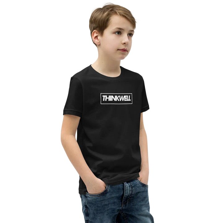 Junior Thinkers Tee (Youth, White Logo) product image (2)