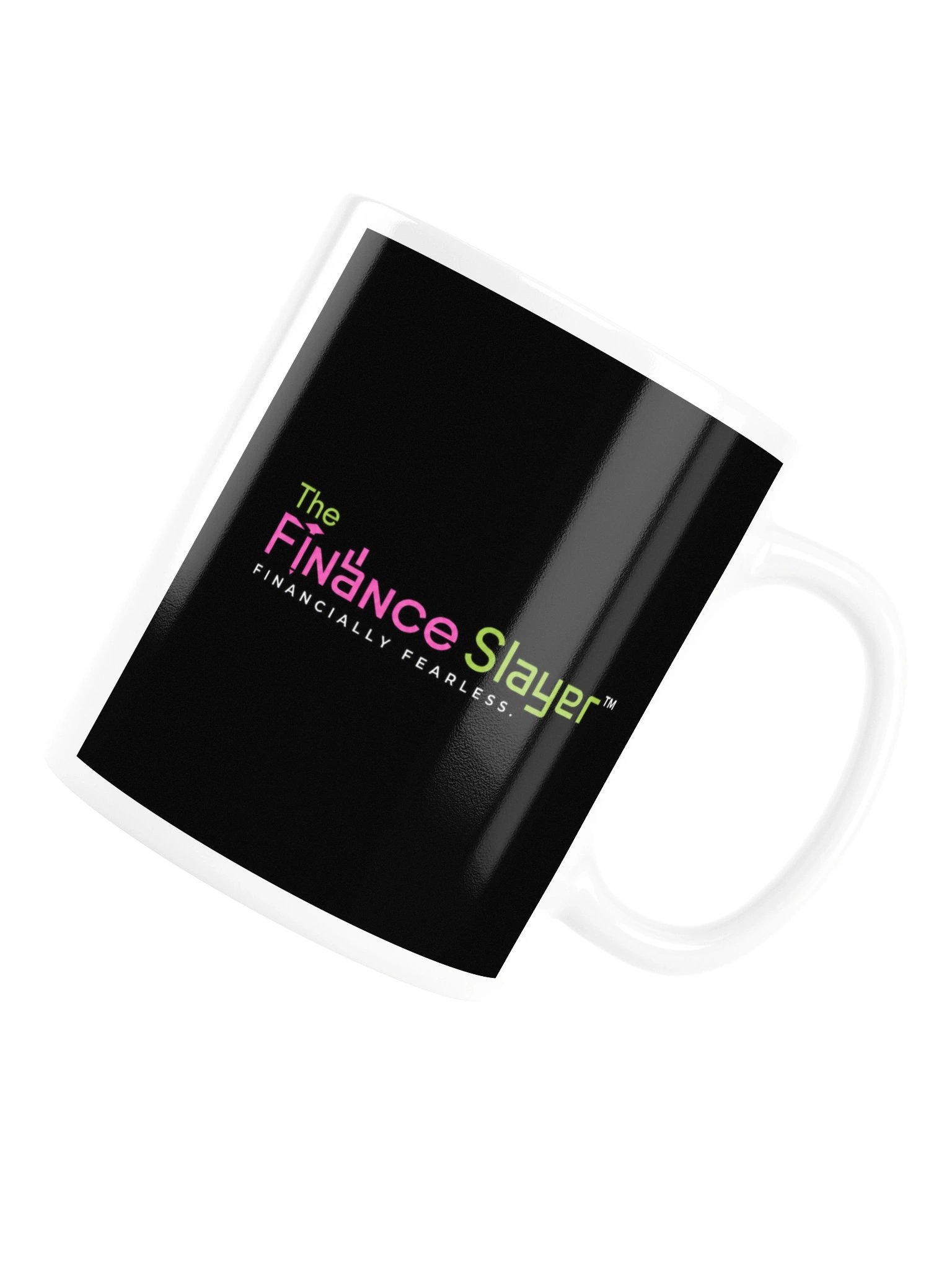The Finance Slayer™ White Glossy Mug | Financially Fearless Coffee Mug | Premium Ceramic Cup product image (6)