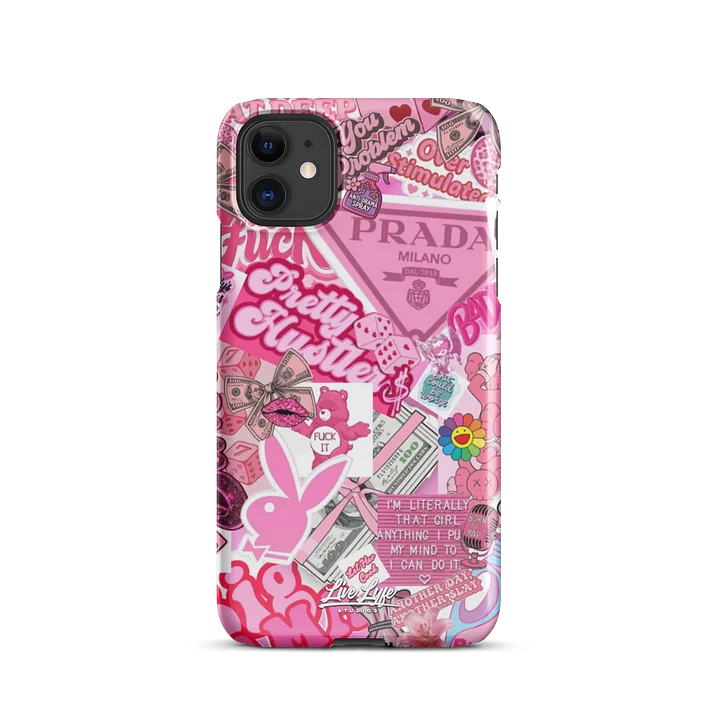 Pink Luxe Vibes Snap Case for iPhone product image (2)