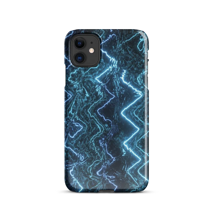 Electric blue water rippled iPhone snapcase product image (28)