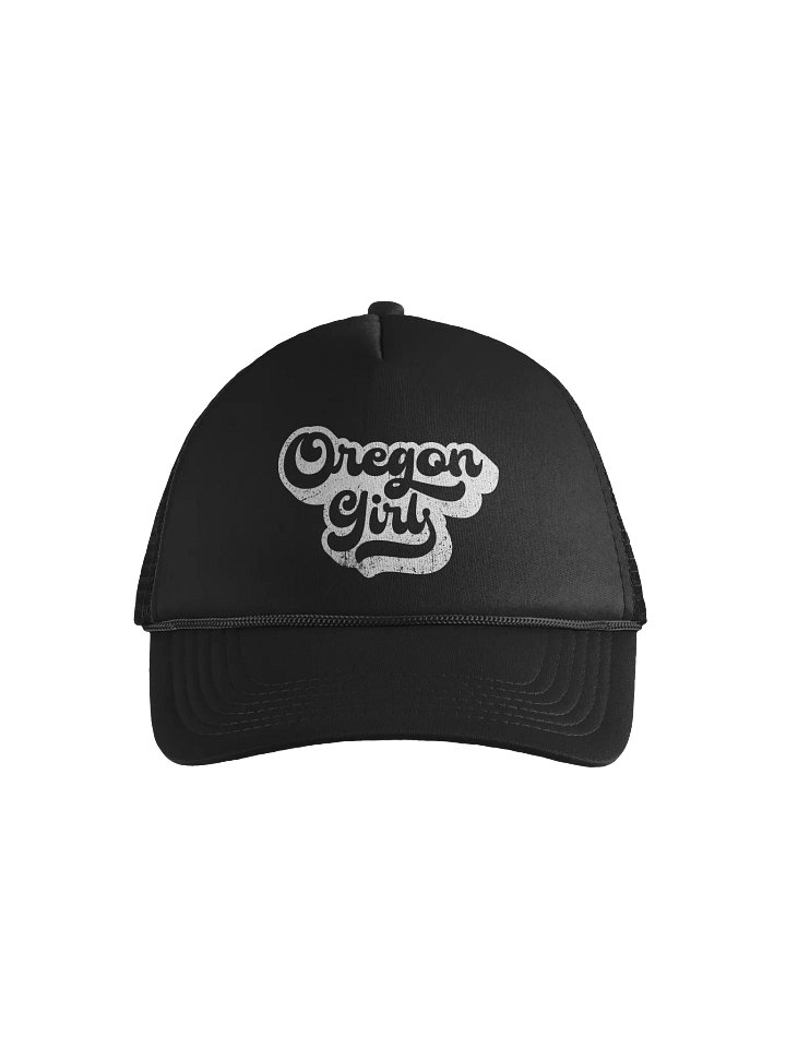 Oregon Girl with Swashes - Foam Trucker Hat product image (1)