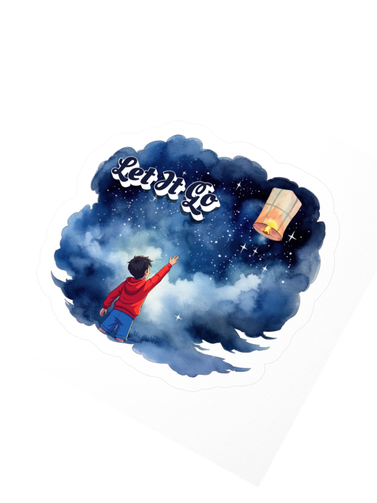 Let It Go Lantern Kiss Cut Sticker product image (4)