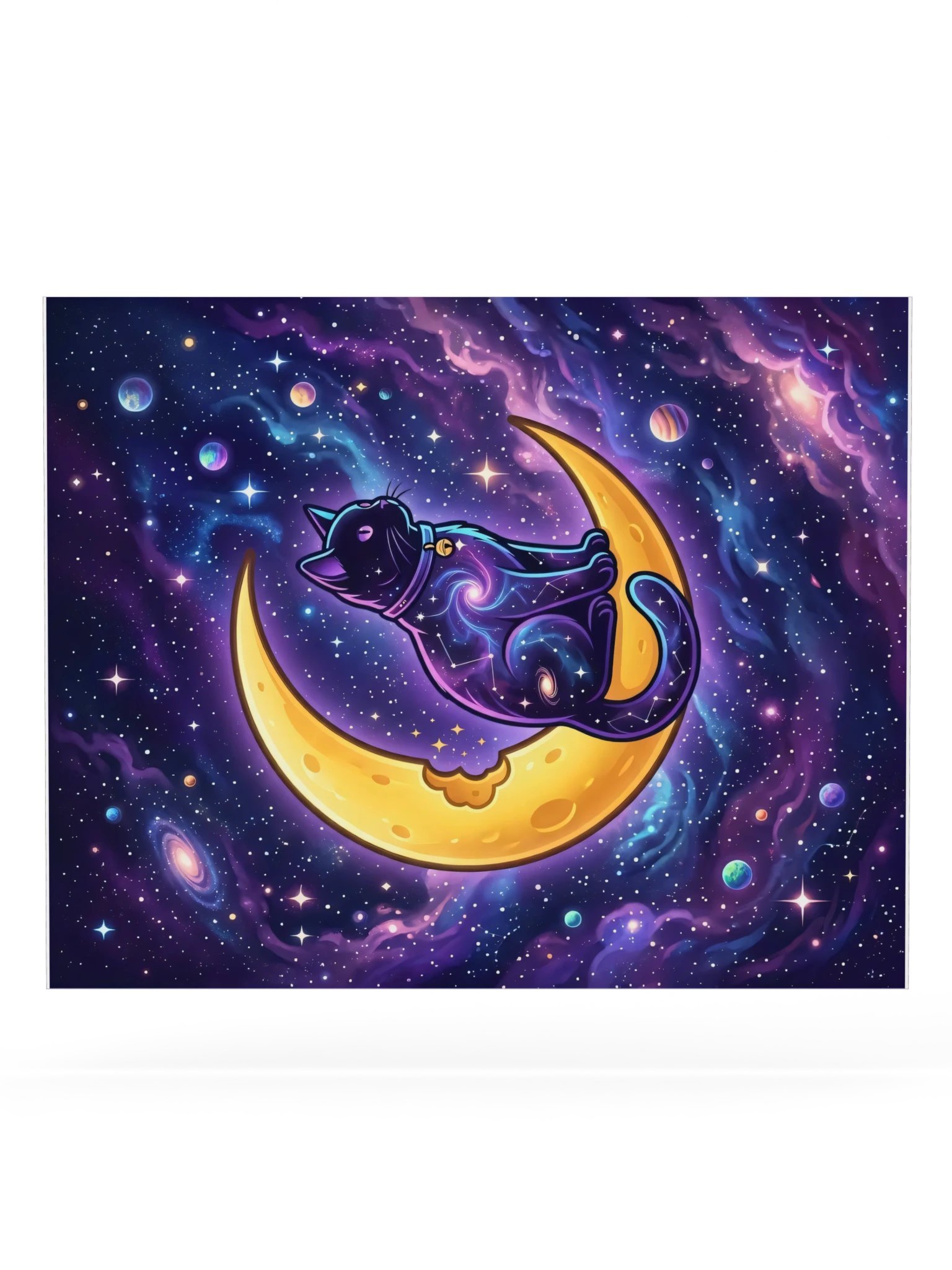 Moon Snack Cat Poster product image (20)