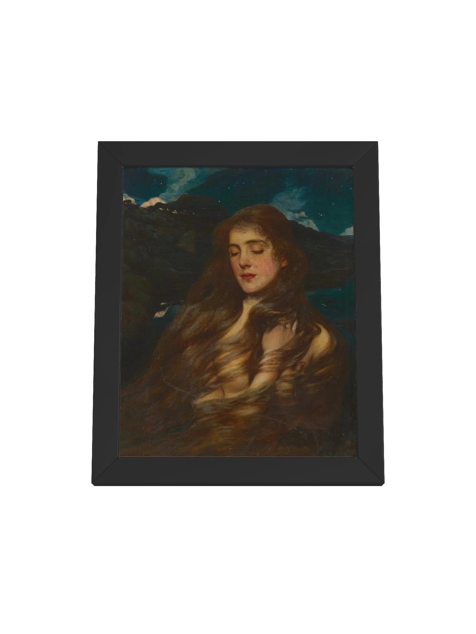 "The Coming of Night" by Wilfred de Glehn Framed Poster product image (1)