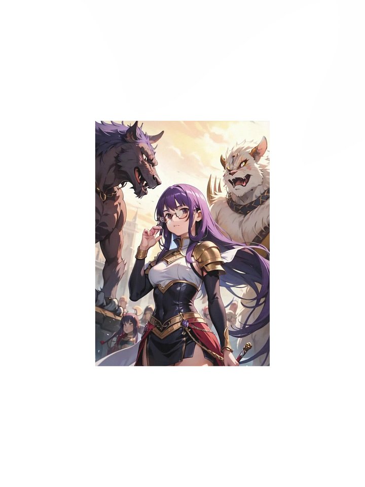 Purple K Warrior Poster product image (1)