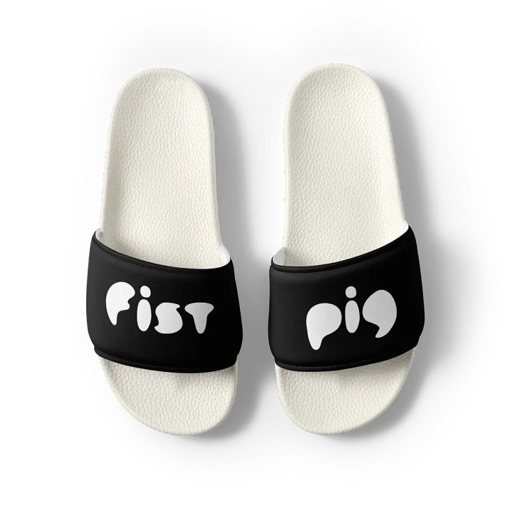 White-Black Fist Pig · slides product image (1)